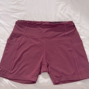 Maroon biker short